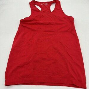 ZYIA Active Copper Charged Tank Top Racerback Red Size large